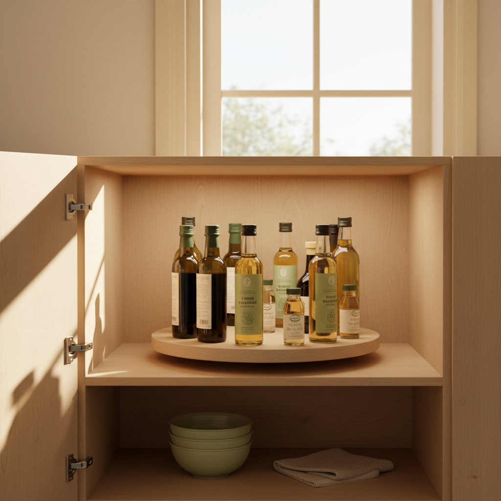 The Blueprint of a Great Cabinet: 7 Lazy Susan Turntable Ideas That Actually Reclaim Your Space