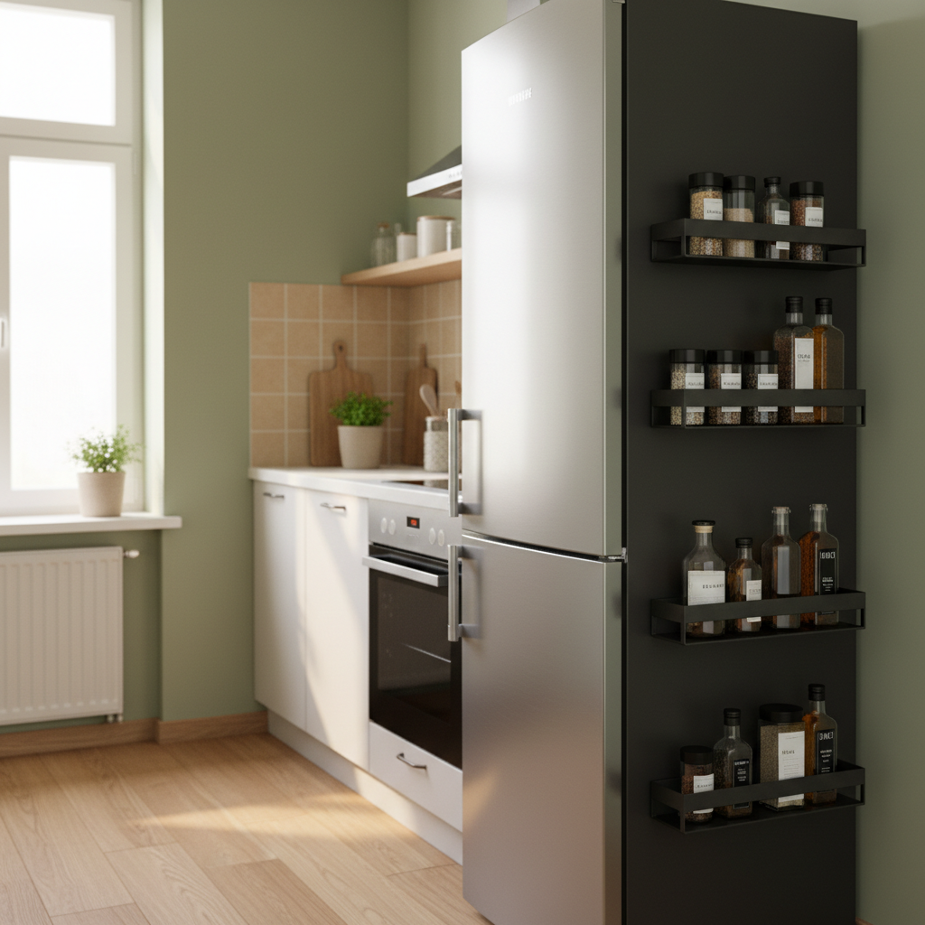 Clutter In, Counter Space Out: What Newer Magnetic Fridge Shelf Organizers Traded Away