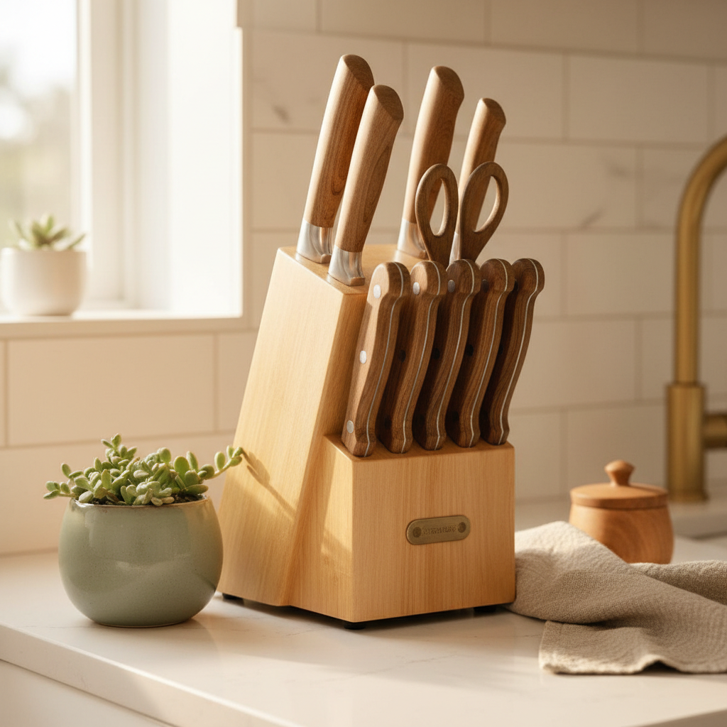 8 Common Bamboo Knife Block Countertop Storage Myths Debunked: What Professional Organizers Actually Recommend