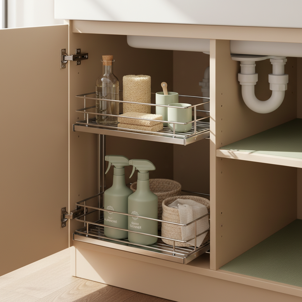 Wasted Space Under Your Sink Cabinet: Repair the Dead Zone, Skip the Renovation