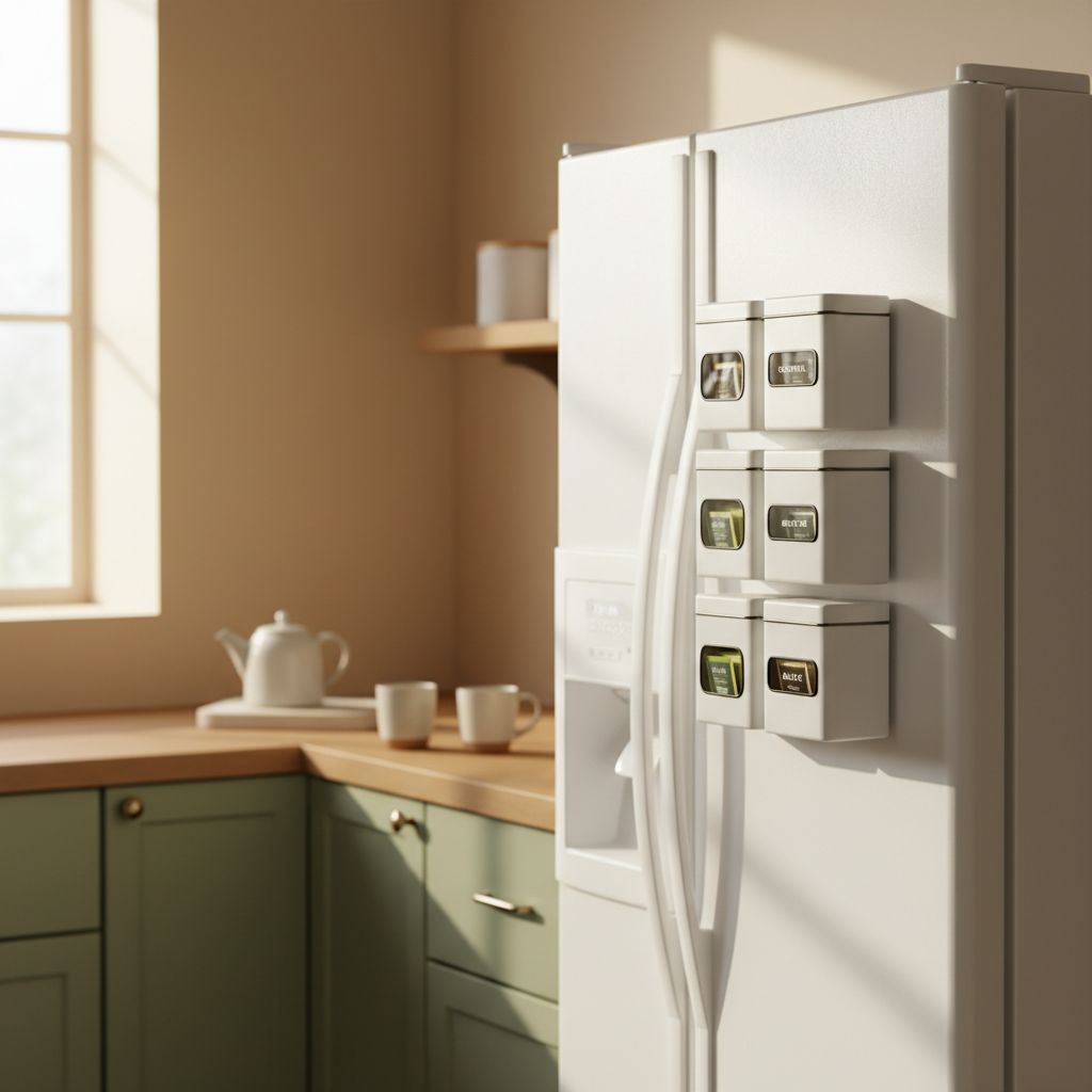 Clutter In, Calm Out: What Newer Magnetic Tea Bag Organizer Fridge Door Designs Traded Away