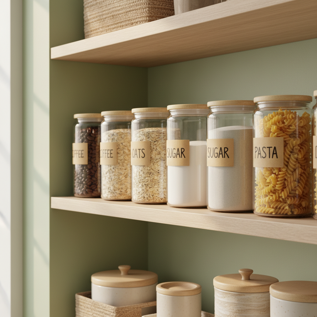 Glass Jar Sets and Pantry Labels: What Nobody Tells You Before You Start