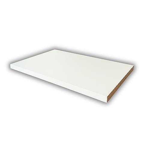 Customized White Shelves Cut to Order 3/4" - Cabinet Shelf Custom Size Shelf - Melamine Shelves Cut to Order 3/4" - Cabinet Replacement Shelves (White) - view 2