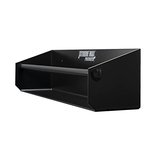 5001.6137 Wall-Mount Aluminum Tie-Down Hanger Storage Rack Shelf for Enclosed Race Trailer, Shop, Garage, Storage - Black - view 2