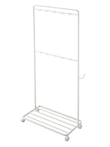 Home Tower Rolling Supplies Rack closet storage and organization systems, One Size, White