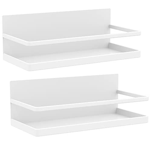 2 Pack Magnetic Spice Rack, Easy to Install on The Side of Refrigerator/Space Saving Kitchen Organization Shelf Organizer for Cabinet - view 6