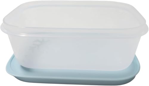 Signoraware Freezer Containers 450 ml Ice Crystal Storage Modular Fridge System 0.45 Litres Light Blue Transparent Set of 2 XXL + Gift 2 Gnome 60 ml - view 3