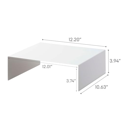 YAMAZAKI Home Tower Steel Under Cabinet Bottom Shelf Storage Organizer, Set of 2 Dish Riser for Under Sink Or Kitchen Pantry Or Counter - Steel - view 2
