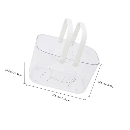 Shower Basket Plastic Storage Caddy with Handle for Bathroom Organization - view 2