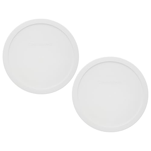 F-5-PC (1.5Qt) Round Plastic Cover (2-Pack) - Made in USA