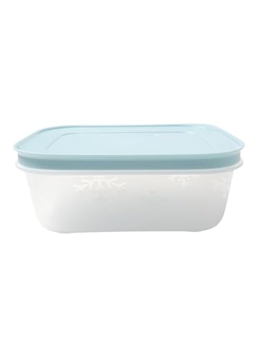 Signoraware Freezer Containers 450 ml Ice Crystal Storage Modular Fridge System 0.45 Litres Light Blue Transparent Set of 2 XXL + Gift 2 Gnome 60 ml - view 4