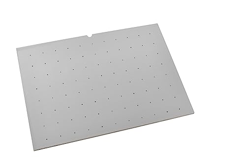 Wood Trim-to-Fit Drawer Peg Board Insert with Vinyl Coating