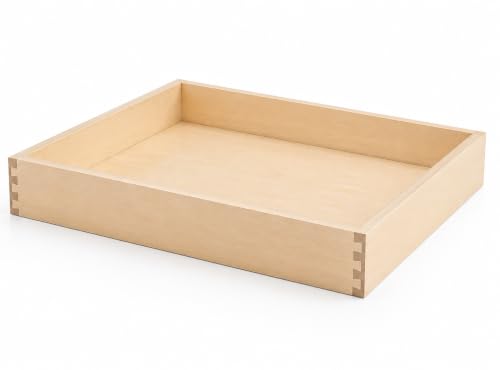 Built In USA - Dovetail Pull Out Drawer Box Only - Pull Out Tray (3.5" High 14" Wide - 22" Depth (No Slides))