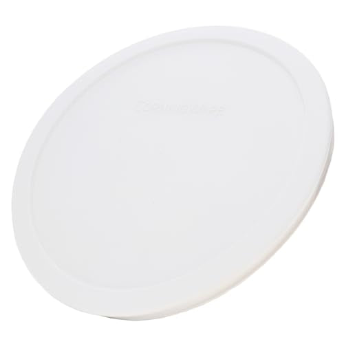 F-5-PC (1.5Qt) French White Plastic Lids (4-Pack) - Made in USA - view 3