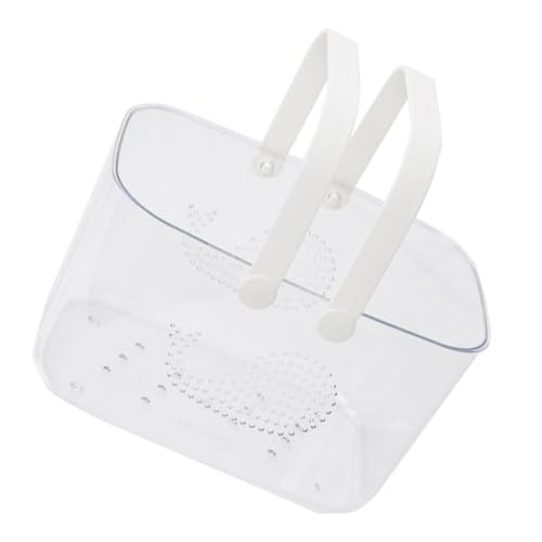 Shower Basket Plastic Storage Caddy with Handle for Bathroom Organization