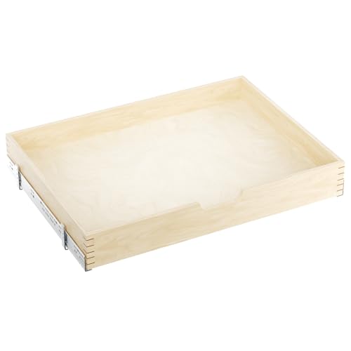 Pull Out Cabinet Organizer 28½" W x 21"D, Slide Out Wood Drawer Shelf