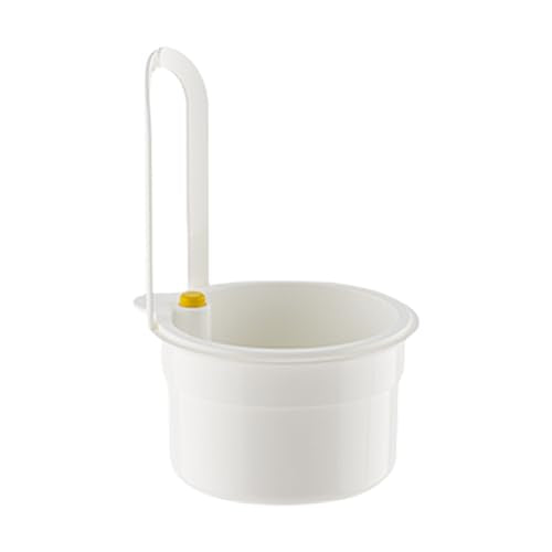 Compacts Sink Hanging Basket with Filter Tray for Faucet, White