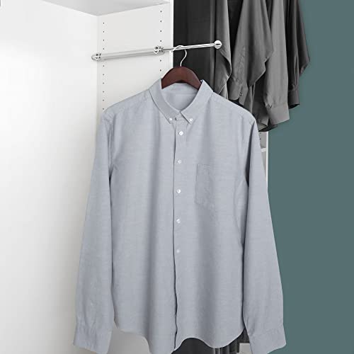 Sliding Valet Rod for Closets, Min Opening of 5"W, 2 Pack - view 3