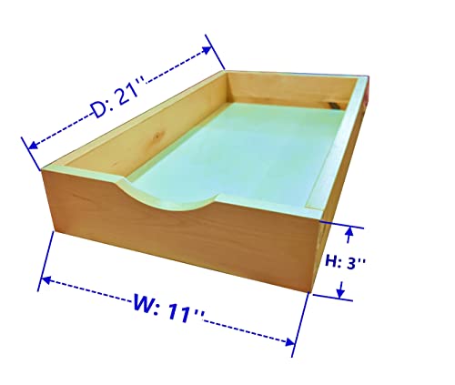 11" Pull-Out Wood Drawer for 15" Cabinet, 21" Deep - view 2