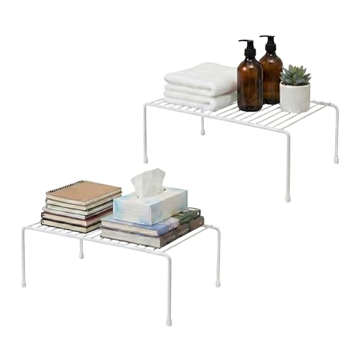 2-Pack Wire Shelves, Cabinet Shelf Risers & Freezer Organizers