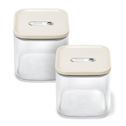 2.5 qt Glass Airtight Food Storage Containers with Lids