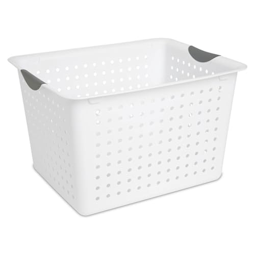 Deep Ultra Basket, Open Top Plastic Storage Organizer, 12-Pack - view 3