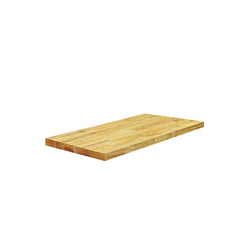 Floating Shelf Wall Mounted Solid Butcherblock Shelf 12" Depth x 36" Length x 1" Thick Highest Grade Lumber - No Knots or Back Areas