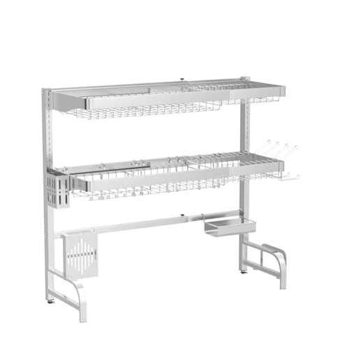 Over The Sink Dish Drying Rack, Extra Large Capacity Dish Drainer - view 4