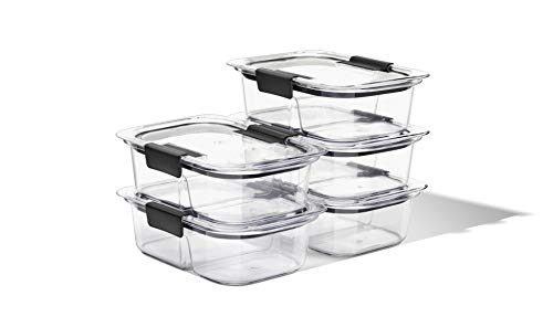 Brilliance 14-Piece Airtight Food Storage Set and 2-Compartment 2.85-Cup Leakproof Meal Prep Containers - view 6