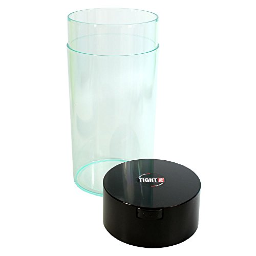 Tightvac 5 to 24 oz Patented Vacuum Sealed Airtight Container, Black/Clear - view 2
