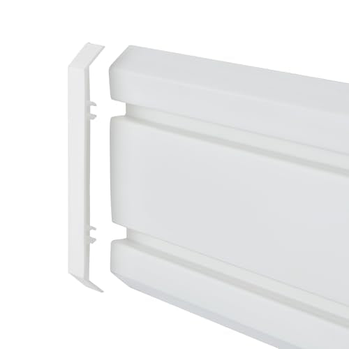7-Pc Heavy Duty Wall Track Storage Kit, 2 PVC 28" Panels, 5 Hooks - view 6