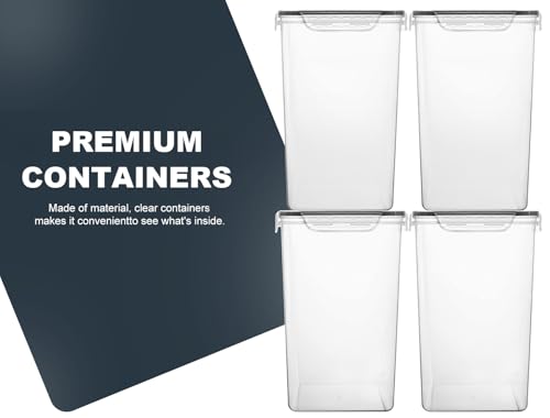 Extra Large 4 Pack, 6.5L/7qt/220oz Tall Food Storage Containers - view 4