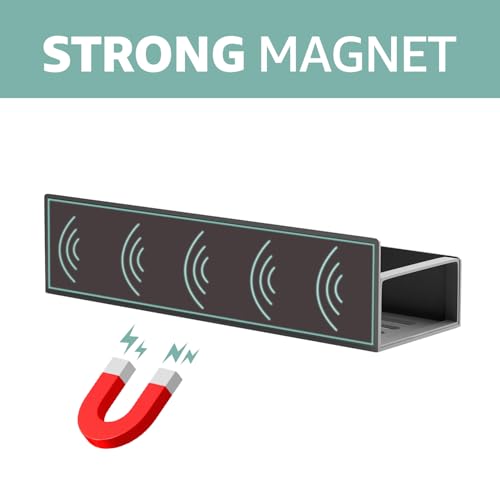 Metal Magnetic Spice Rack for Refrigerator – 4 Pack Strong Magnet Organizer Shelves with Notepad – Black Heavy-Duty Spice Storage for Kitchen, Pantry, Laundry, Apartment, RV - view 6