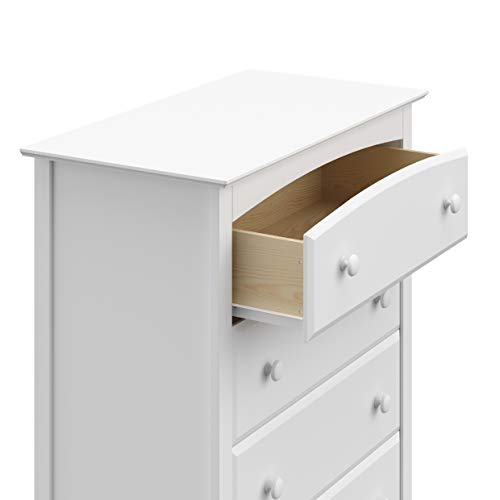 Kenton 5 Drawer Dresser, White - view 5