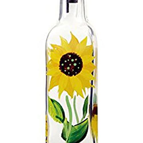 Glass Sunflower Oil & Vinegar Bottle - view 3