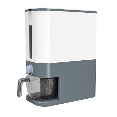 25 Lbs Cereal & Rice Dispenser - Airtight Countertop Storage Container for Kitchen & Pantry