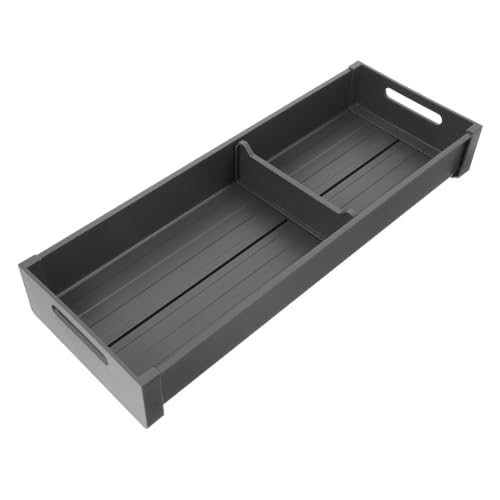 Adjustable Aluminum Silverware Drawer Organizer with Smart Divider System