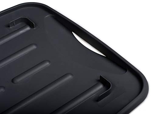 Pop-Up Collapsible Dish Drying Rack: Convenient Storage, Drains into Sink, Eight Large Plate Capacity, Sectional Cutlery and Utensil Compartment. Compact and Portable Design. - view 5