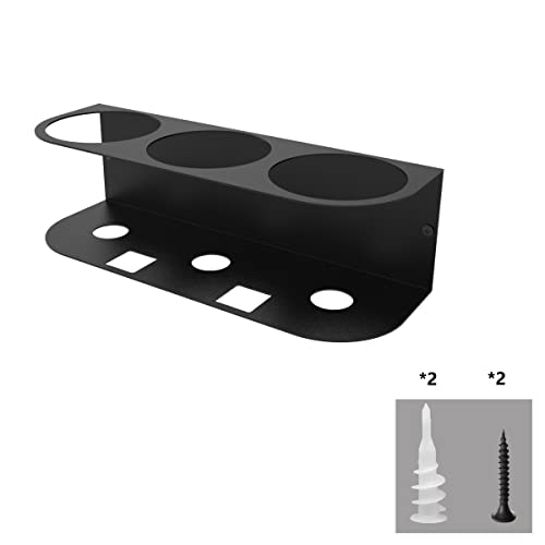 3 Spray Bottles Holder, Steel Wall Mount Storage Organizer - view 5
