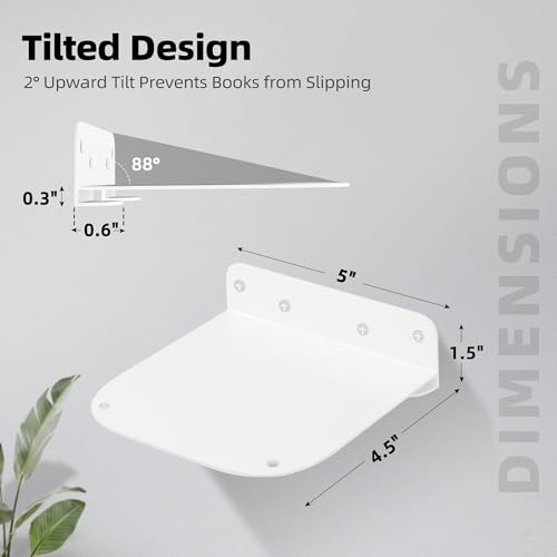 Invisible Floating Bookshelves Wall Mounted Hanging Shelf - view 3