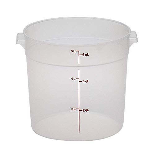 RFS6PP190 6 Qt Round Container Wirh RFSC6PP190 Translucent Lid