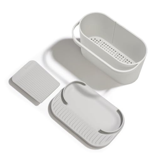 Recycled Kitchen Sink Tidy Organiser Sink Caddy Made in UK - Stone - view 5