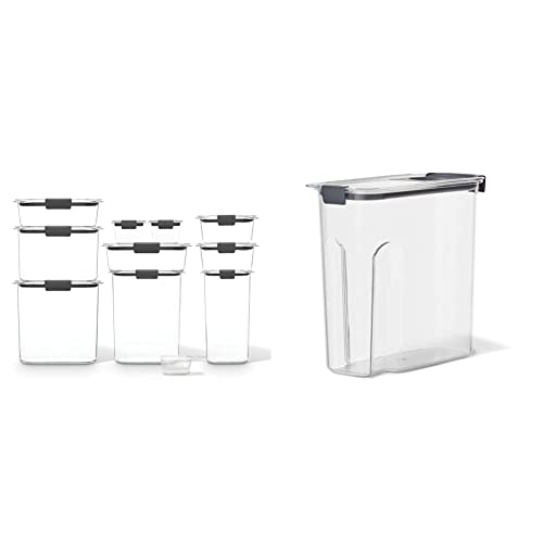 Brilliance Food Storage Containers and Cereal Container Bundle (Set of 11)