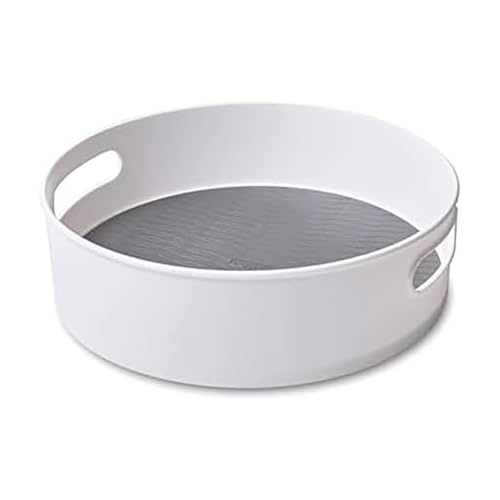 Non-Skid Lazy Susan Turntable with Handles 12-Inch