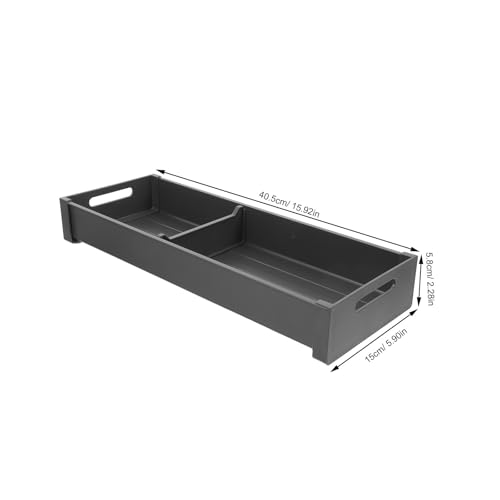 Adjustable Aluminum Silverware Drawer Organizer with Smart Divider System - view 2