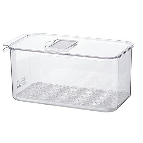 Vegetable Fruit Containers Fridge Containers,Freezer Produce Saver Refrigerator Organizer Bins with Vented Lids And Drain Tray For Pantry Fridge Freezer Cabinet Kitchen Organization - view 2