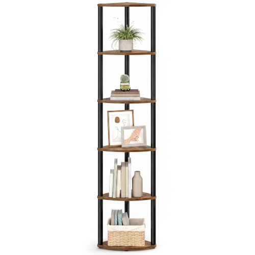 Superfast Toolless Assembly 6-Tier Corner Shelf