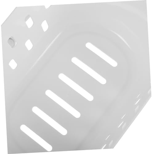 White Hanging Plastic Shower Basket Storage Bin with Hook, for Bathroom - view 5