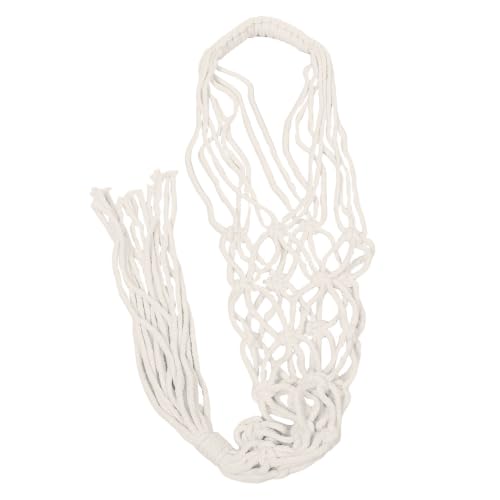 Boho Macrame Hanging Basket, with Compartments Fruit Vegetable Storage Bag
