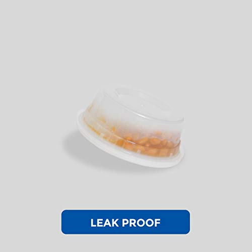 50-Set 8 oz and 36-Set 16 oz Food Storage Containers Bundle | 86 BPA-Free Plastic Deli Containers with Lids | Leakproof | Microwave/Dishwasher Safe - view 4